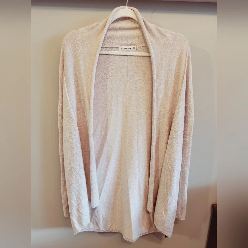 ZARA Knit Longline Cardigan - Picture 3 of 5